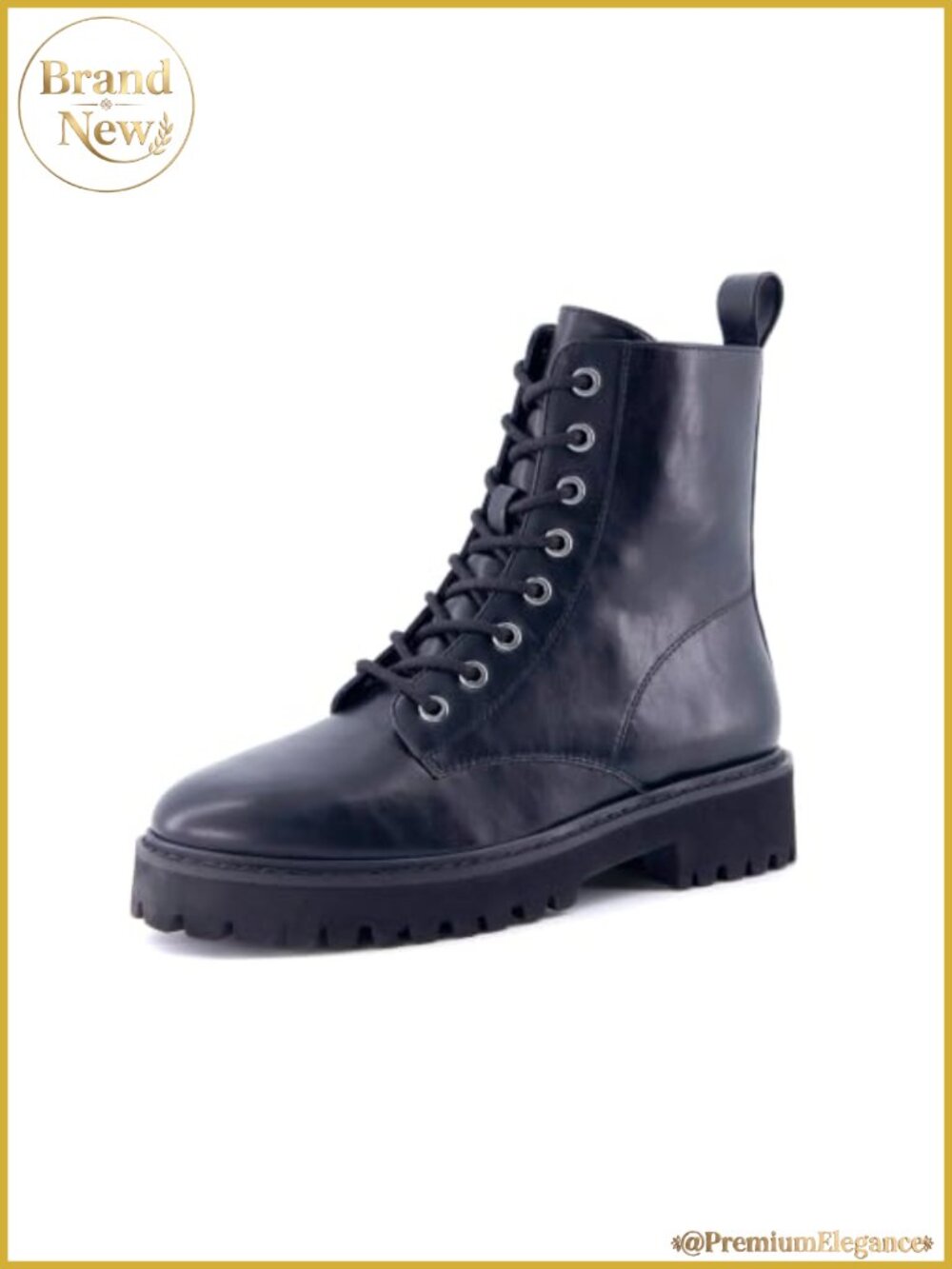Cushionaire Ryker Women's Faux Leather Combat Boots Side Zipper
